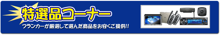 フランカー株式会社　ナビ　特価バナー