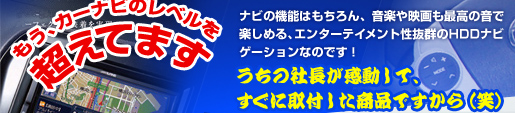 もう、カーナビのレベルを超えてます